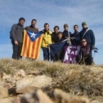 Creu de ferro, 2294 m. Serra d'Ensija. Lluís i Roger Solà, acompanyats d'alguns Moixiganguers d'Igualada!!